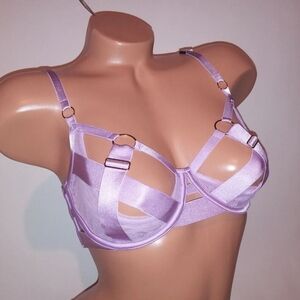 Pink Strappy Bra